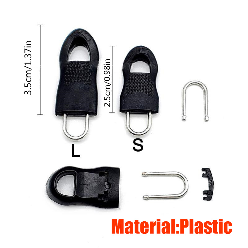 10pcs Luggage Zipper Pull Replacement Zipper Slider for Luggage Clothing  Backpacks 