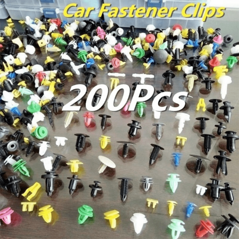 Keenso 240 Stück Auto Halter Clips Stoßstangenbefestiger Rivet Blende Clip  Schrauben Set Geformte Produkte : : Auto & Motorrad