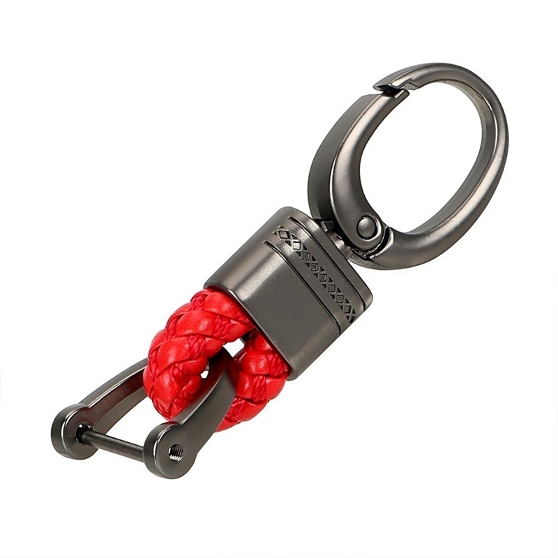 Car Key Holder Key Rings Key Chain Hand Woven Horseshoe Buckle