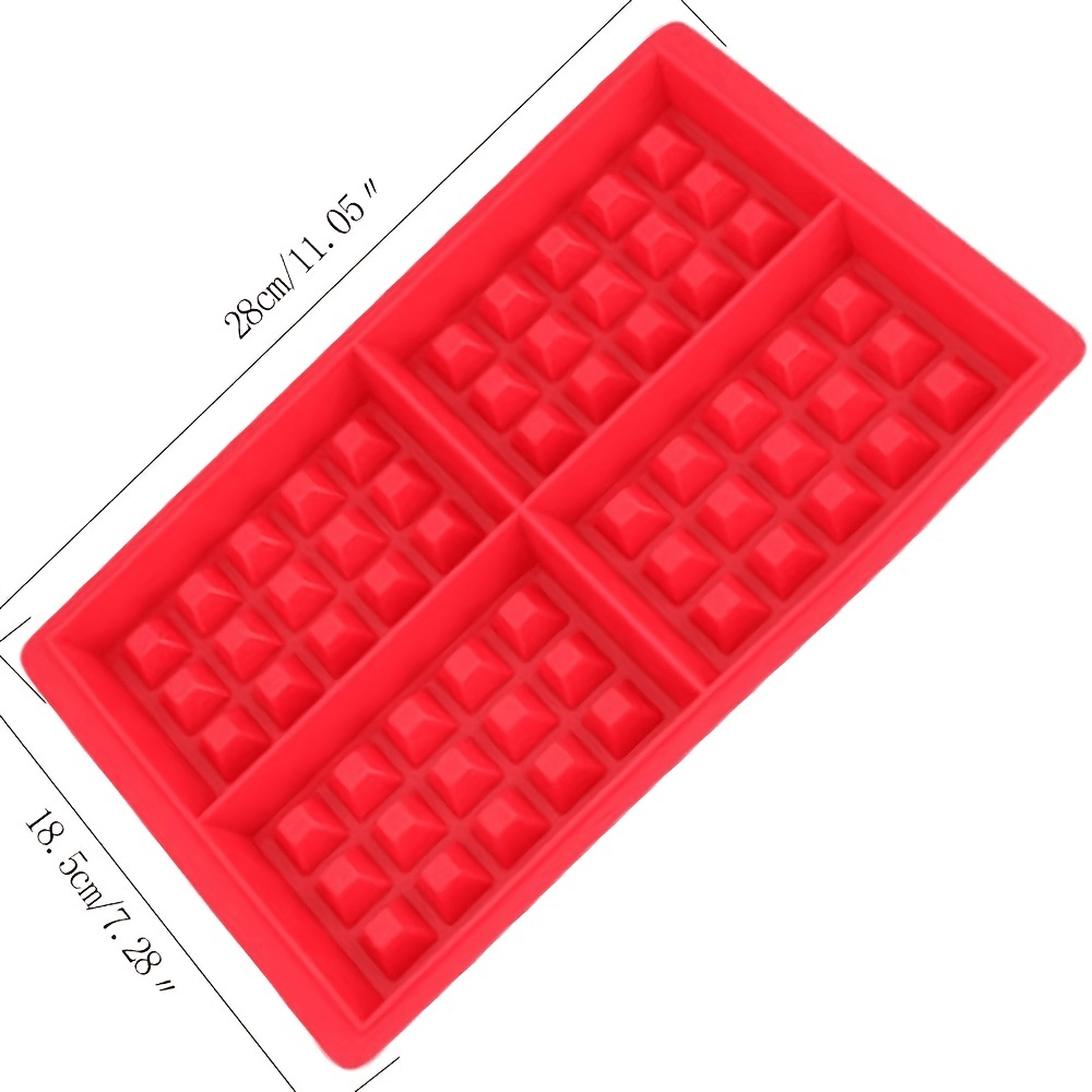 1pc   silicone waffle muffin and cake mold diy baking tool for perfectly cooked   and  