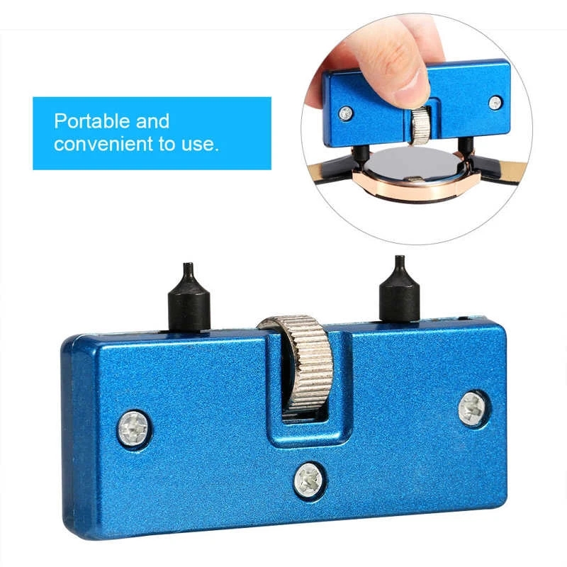Adjustable Rectangle Watch Back Case Opener Repair Tool
