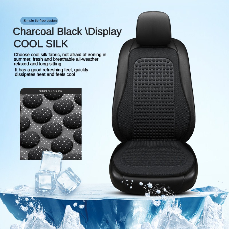 Stay Cool & Comfortable In Your Car - Summer Cooling Car Seat Cushion & Ice  Silk Seat Cover - Temu Netherlands