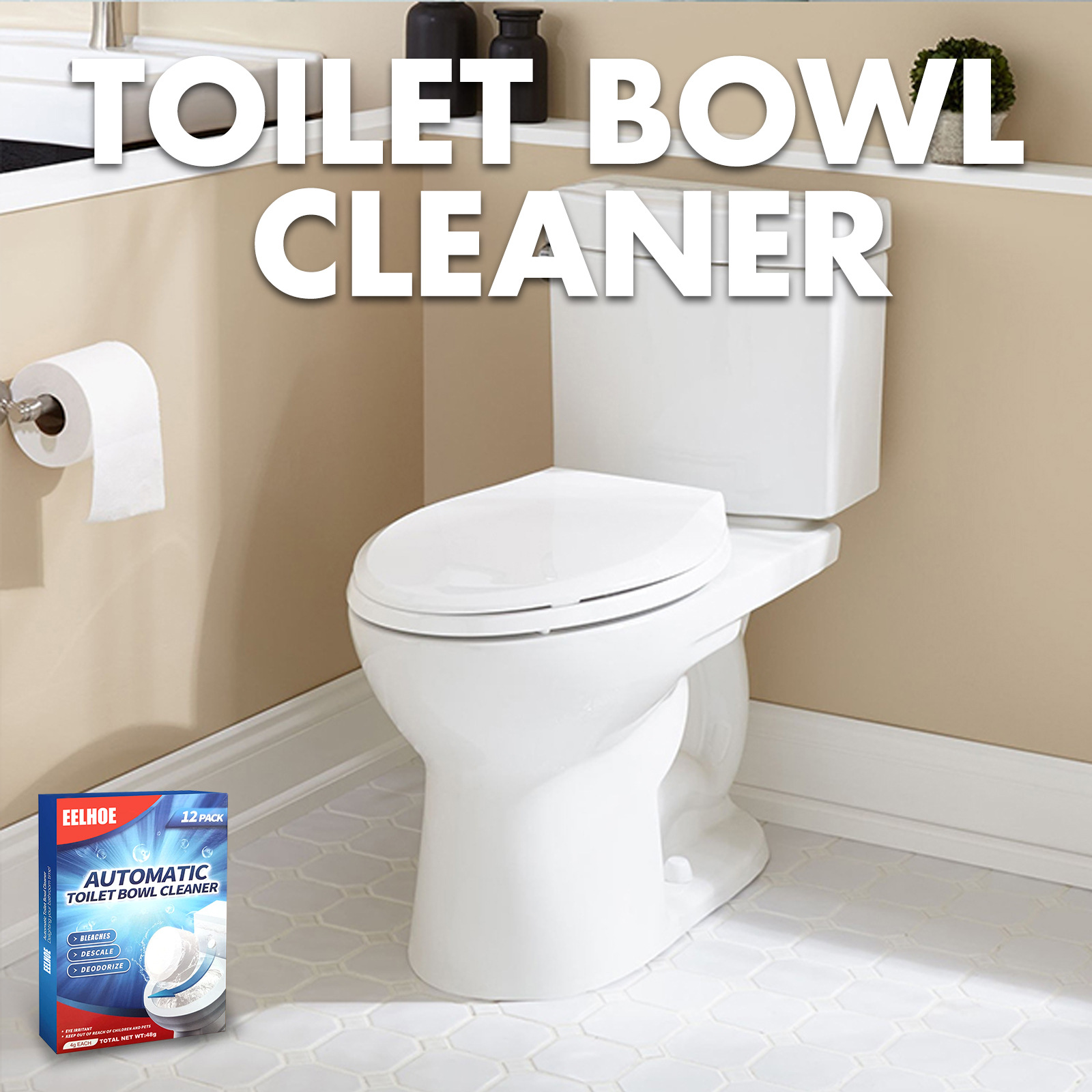 Low Odor Toilet Cleaning Sheets Effectively Removes Stains - Temu