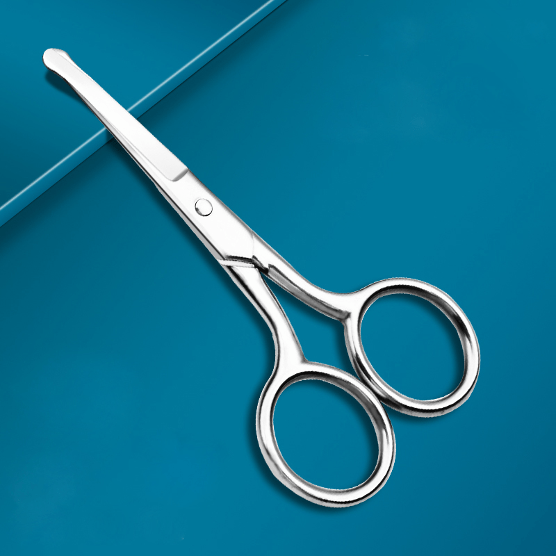 Round Head Nose Hair Scissors Nose Hair Trimming For Men And Women Personal  Care Accessories | High-quality & Affordable | Temu