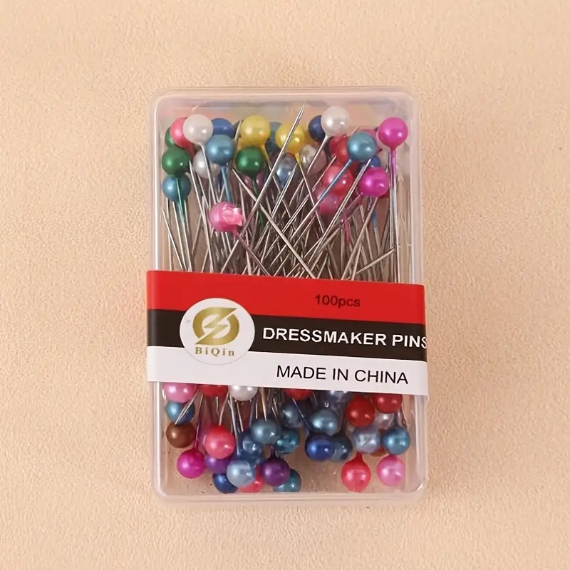 100pcs Mini Ball Head Sewing Pins Positioning Needle Sewing Supplies Tools & Accessories