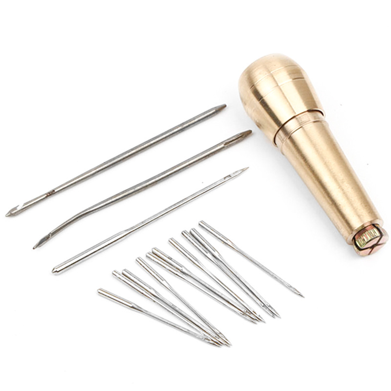 LMDZ-Juego de agujas para manualidades de cuero, juego de herramientas de  reparación, costura a mano, 4 Uds. - AliExpress