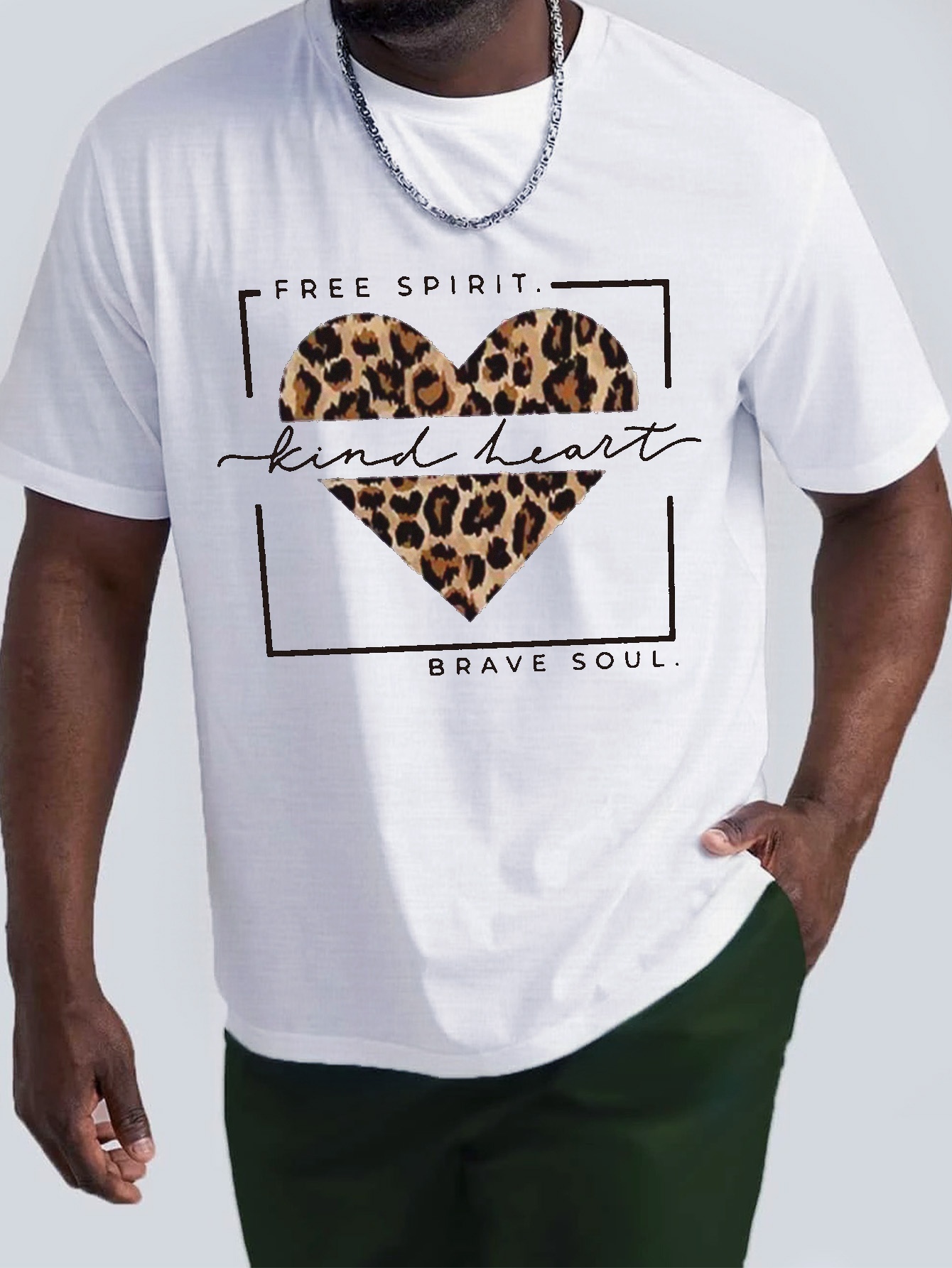 Leopard Heart Print T shirt Vintage Crew Neck Short Sleeve - Temu