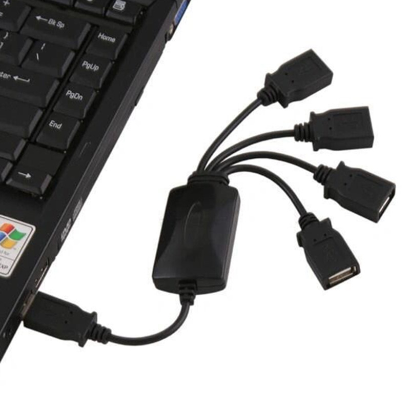 

4 Port Extended Usb Splitter Usb Usb Expander Usb 2.0 With Cable