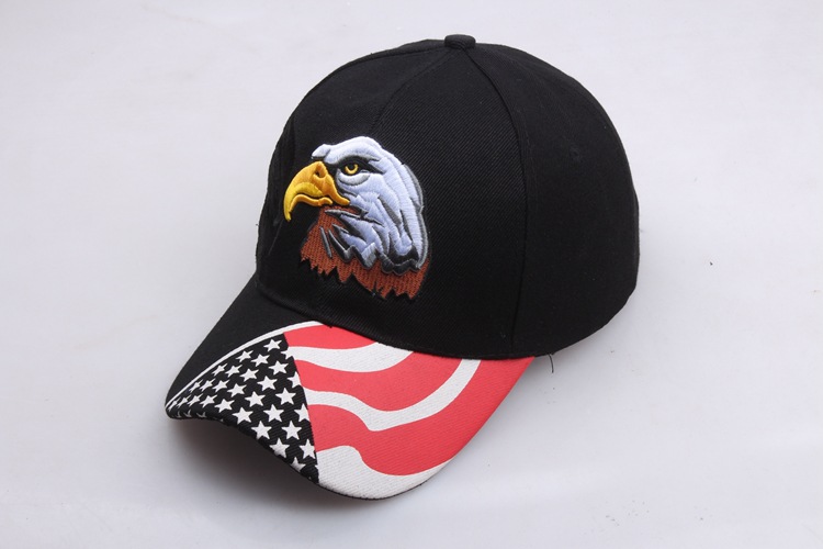 Bald Eagle with Bandana, Embroidered Baseball Cap