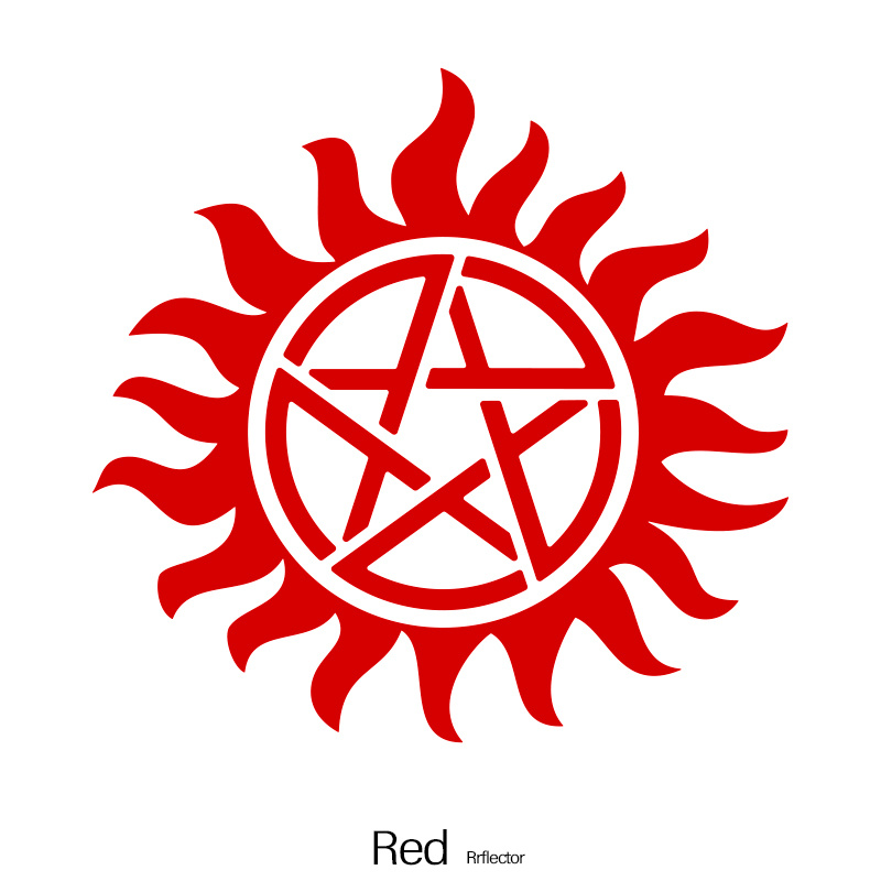 Supernatural Symbol Decal Funny Sticker For Laptop Trackpad - Temu