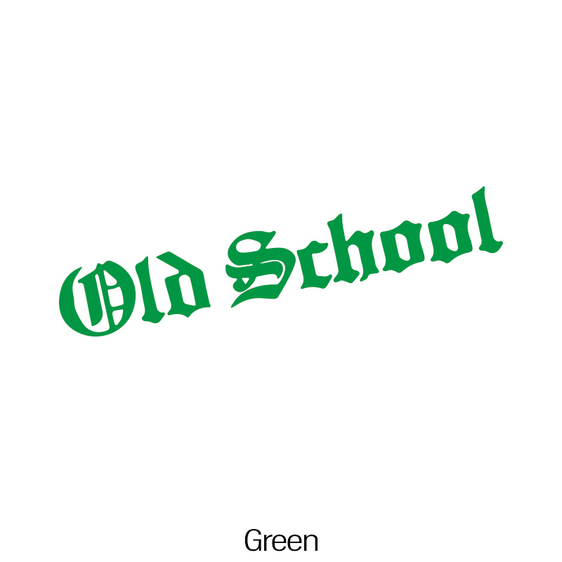Old School.' Sticker