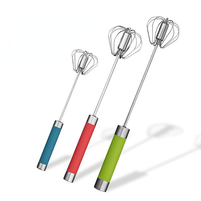 Stainless Steel Whisk, Minimalist Stainless Steel Semi-automatic