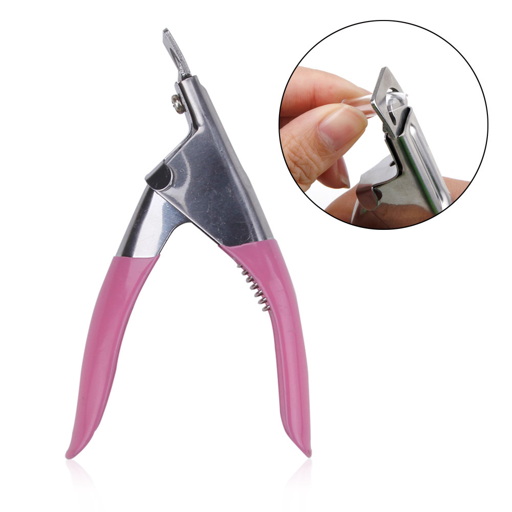 Mua Fake Nail Cutter U-shaped Cut French Nail Clippers Nail Scissors UV False  Nails Tips Manicure Trimmer Tool | Tiki