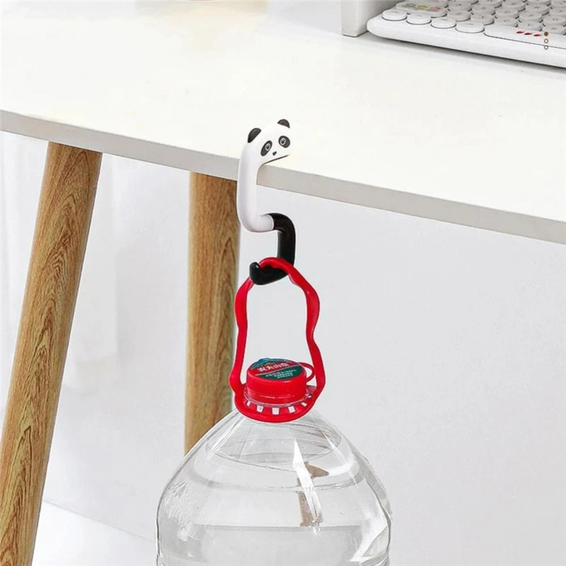 Large Cartoon Pattern Load-bearing Table Side Hook Metal Portable Hanging  Bag Hook Handbag Hanger Foldable Hanging Desk Hook