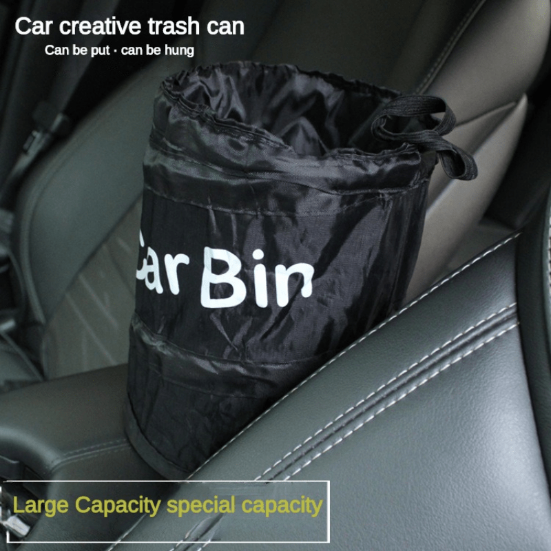 1pc Waste Basket Trash Can Litter Container For Car Portable Hanging Garbage  Bag 15 20cm For Trucks Car Rv Car Interior Accessories Automotive Temu  New Zealand