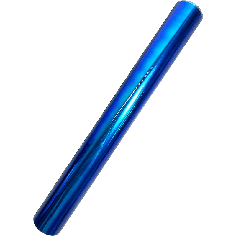 fangfei 12 by 48 Inches Self Adhesive Auto Car Tint Headlight Taillight Fog Light Vinyl Smoke Film Sheet Sticker Cover (Blue)