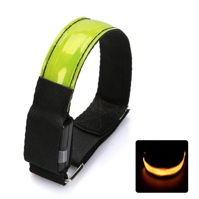 Buy Generic Glow in The Dark Light Band Reflective Led Light Arm Armband  Strap Safety Belt for Night Running Cycling Running Led Light Wristband  Online at Low Prices in India 