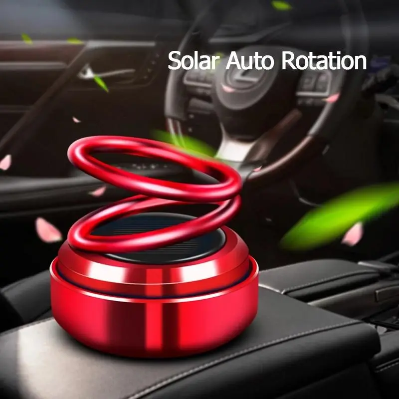 Solar Energy Car Perfume Double Loop Rotary Suspension - Temu Mexico