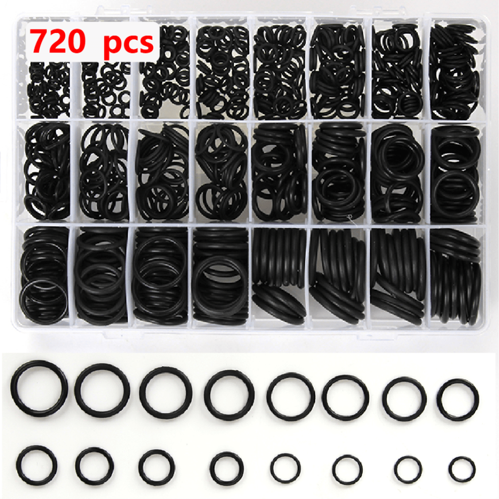 90 Pcs Metal Rubber O Ring Kit, Sealing Gasket Washer Kit, Oring Kit,  Hydraulic Oil Pipe Seal Gaskets, Metric Assorted Rubber Seals O Rings  Assortment