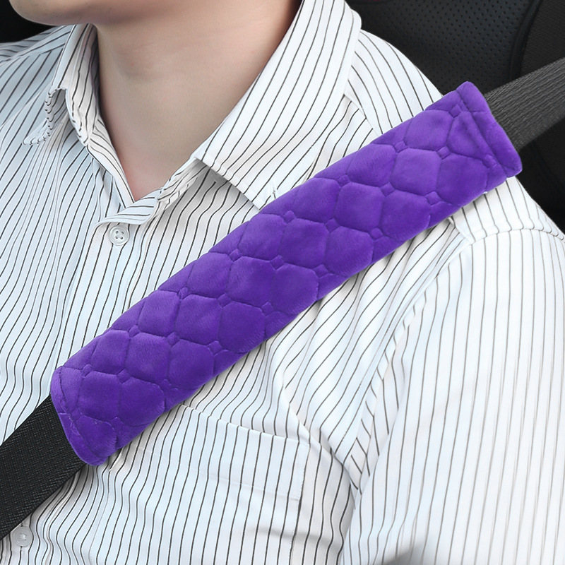 Upgrade Your Car With Universal Soft Plush Seat Belt Covers - Temu United  Arab Emirates