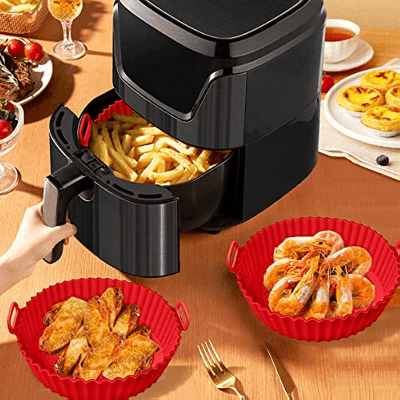 Air Fryer Silicone Liners Pot For 3 To 5 Qt Air Fryer - Temu