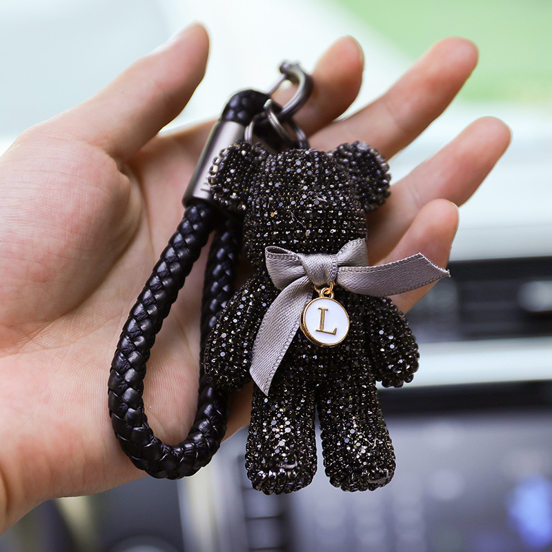 Creative Artificial Diamond Key Chain Inlaid Rhinestone Resin