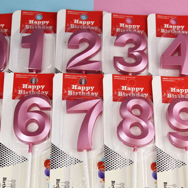 VELAS DE CUMPLEAÑOS CON NÚMEROS  Velas de cumpleaños, Números de cumpleaños,  Cumpleaños del alfabeto