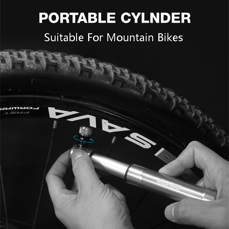 Portable Mini Bike Pump Bicycle Tire Inflator Hand Pump Presta Schrader  Valve