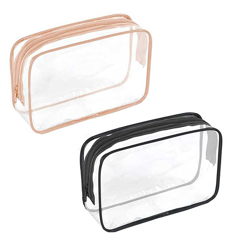  15 Pcs Clear Makeup Bags Toiletry Bag with Zipper Handle PVC  Waterproof Cosmetic Bags Set Transparent Travel Pouch Clear Makeup  Organizer for Travel Airport Business, 3 Sizes : Beauty & Personal Care