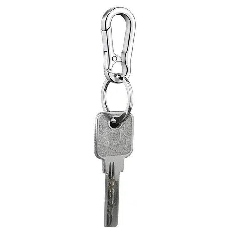 TIESOME Schlüsselanhänger für Auto, Metall Schlüsselanhänger mit Karabiner,  Doppelring Motorrad Autoschlüsselbund, Schlüsselring für Männer und Frauen