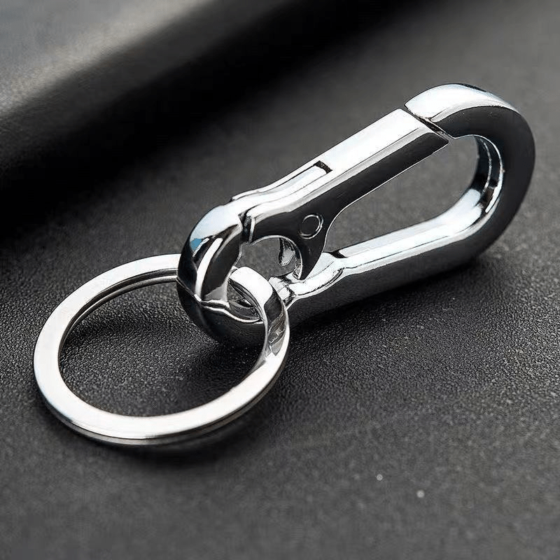 Auptiz 3 Stück Karabiner  Schlüsselanhänger,Autoschlüssel-Schnallenhaken,Auto Schlüsselanhänger mit  Schlüsselring,Multifunktionaler tragbarer