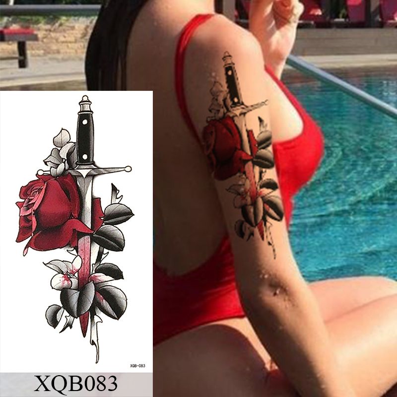 Tattoo Stickers Daisy Clock Skull Mermaid Fox Demon Pattern Temporary Tattoo  Sticker Body Arm Art Waterproof Fake Tattoos | Shop On Temu And Start  Saving | Temu Canada