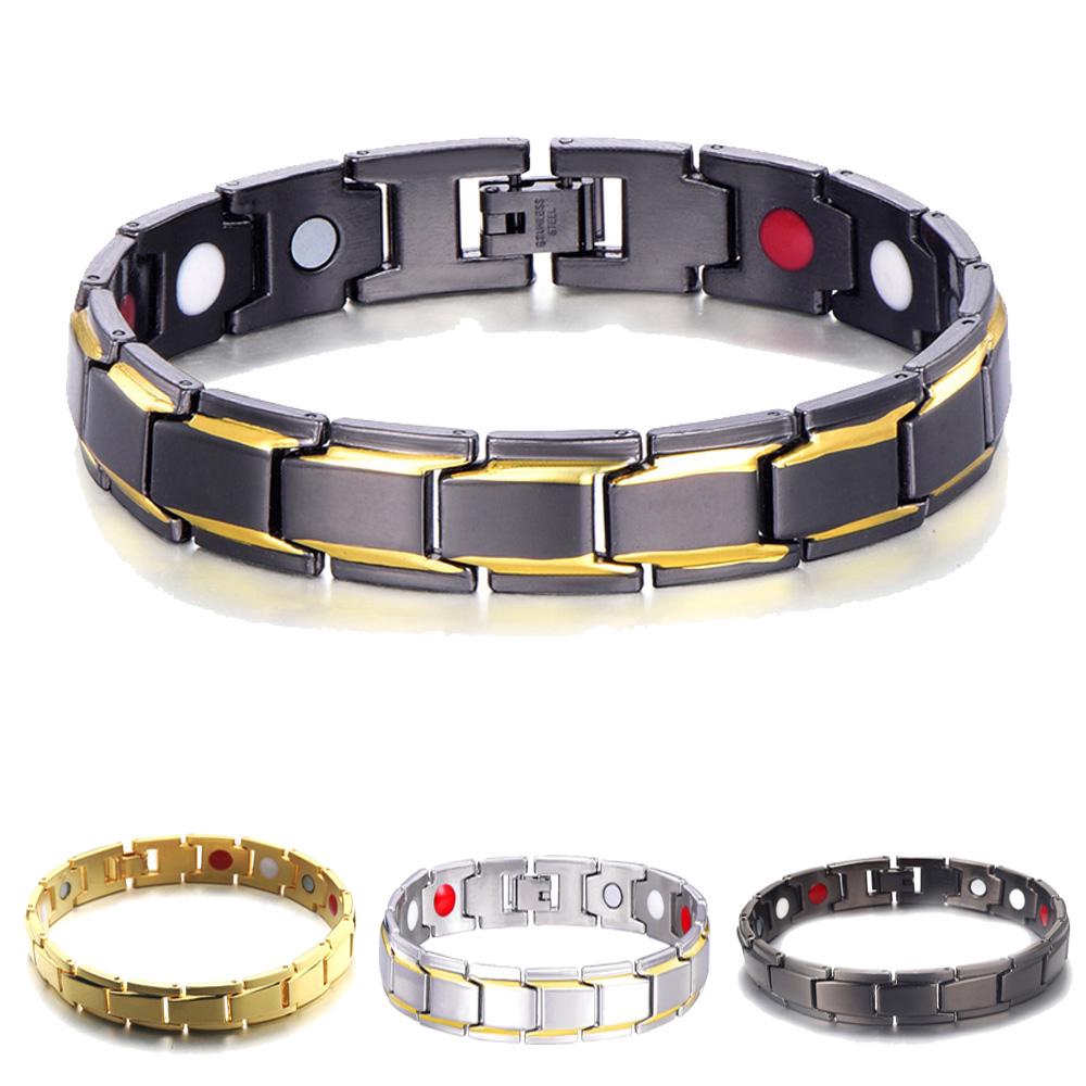 Men's Plated Copper Bracelet Hand Chain Adjustable Bangle