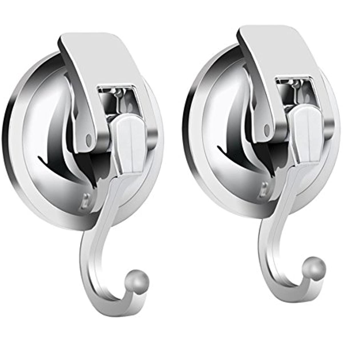 Heavy duty Polished Chrome plated Suction Cup Hooks Easy - Temu