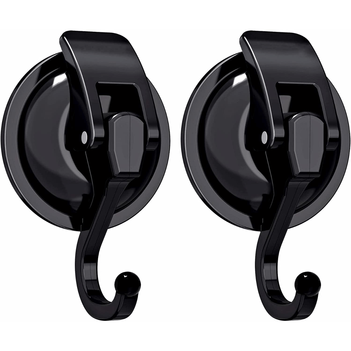 2X HEAVY DUTY Lever Suction Cup Hooks Bathroom/kitchen Holder