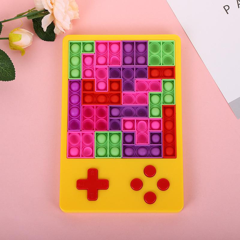 Tetris Children's Puzzle Building Blocks Puzzle Silicone Toy