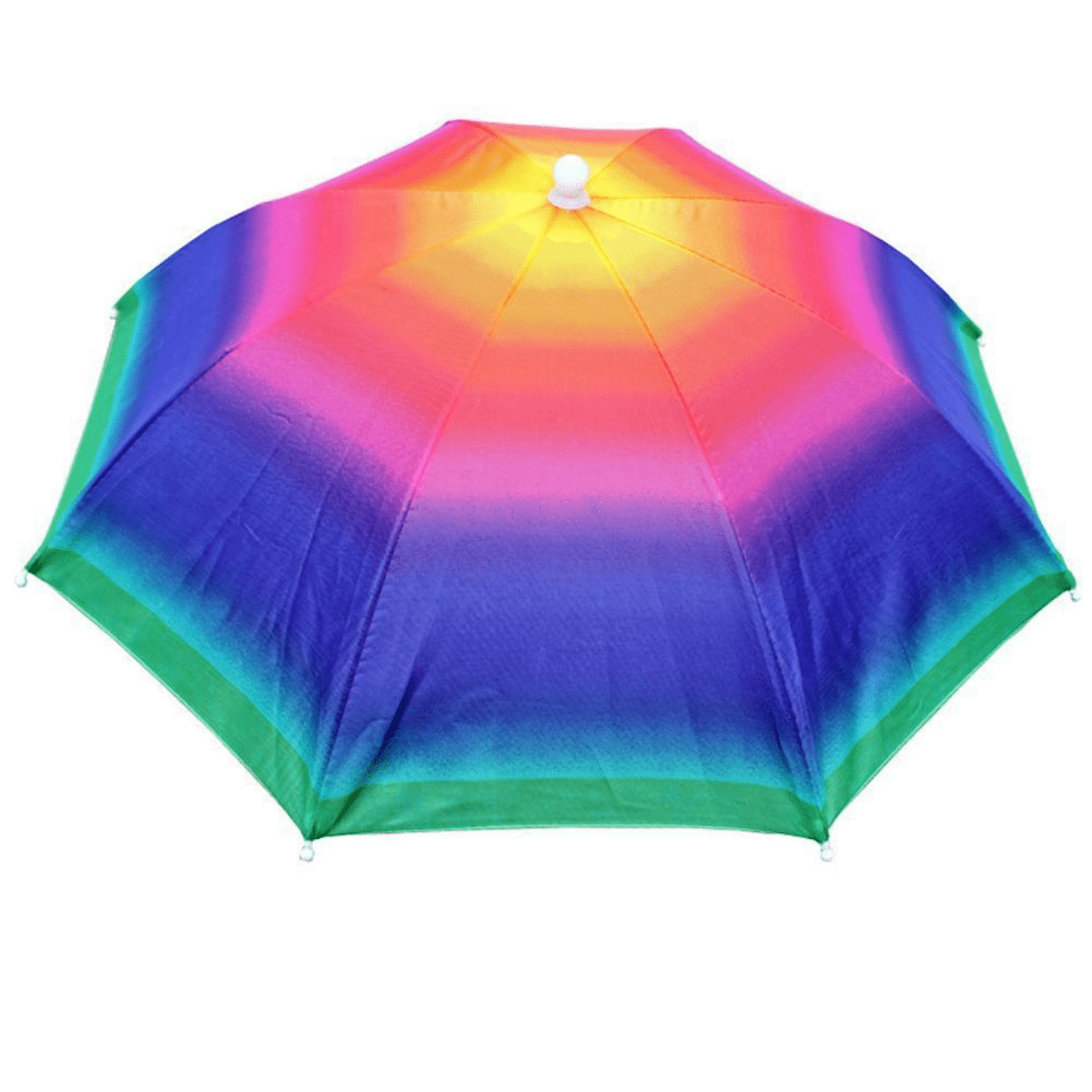  Umbrella hat 4 Pack for Kids Adults Outdoor 20 Multicolor  Head Umbrella Cap Rainbow Fishing Hats and Folding Waterproof Hands Free  Party Beach Headwear : Sports & Outdoors