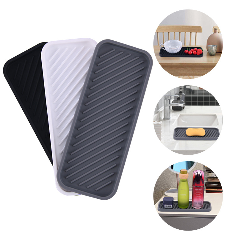 Silicone Sink Protector & Splash Tray Waterproof Mat