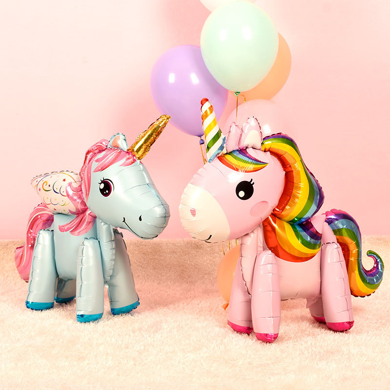 Autres Fournitures De Fête Dévénement Licorne Ballons Ballon En Latex  Enfants Dessin Animé Animal Cheval Flotteur Globe Décoration Danniversaire 8  12 24 / 230603 Du 5,23 €