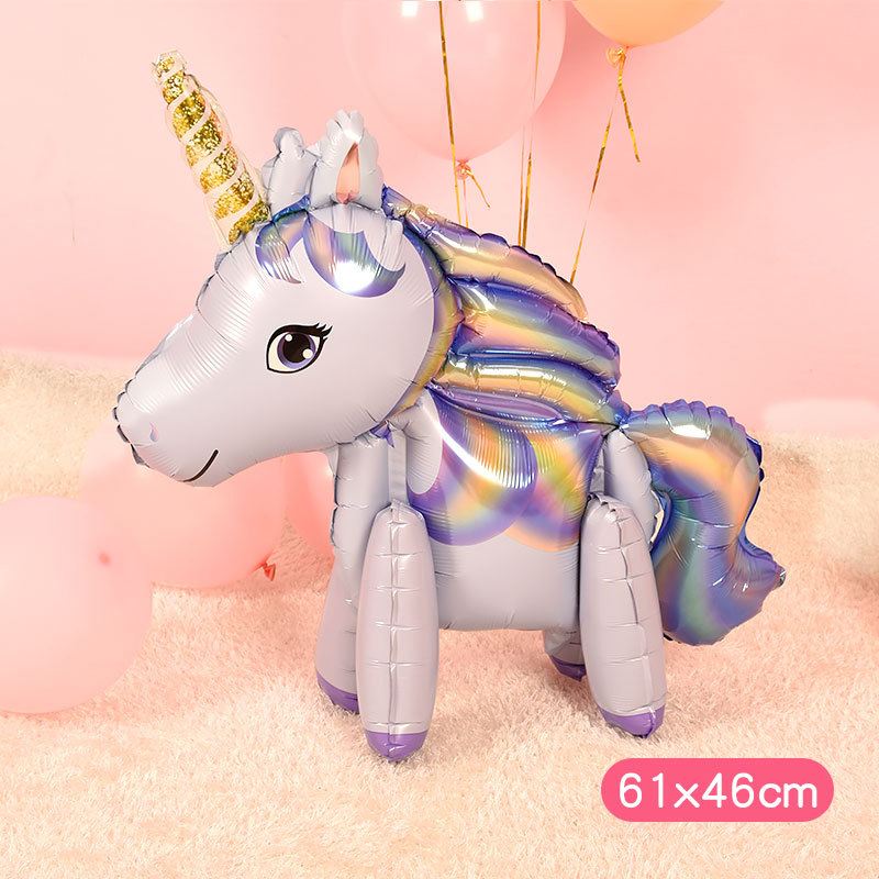 Autres Fournitures De Fête Dévénement Licorne Ballons Ballon En Latex  Enfants Dessin Animé Animal Cheval Flotteur Globe Décoration Danniversaire 8  12 24 / 230603 Du 5,23 €