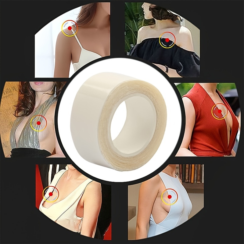 Body Tape,double-sided Tape For Crafts,office, Tape Dispenser,fashion Body  Tape Clear Fabric Double Sided Clothing Tape For Clothes Dress And  Bra,transparent Clear Color For All Skin Shades - Temu Philippines