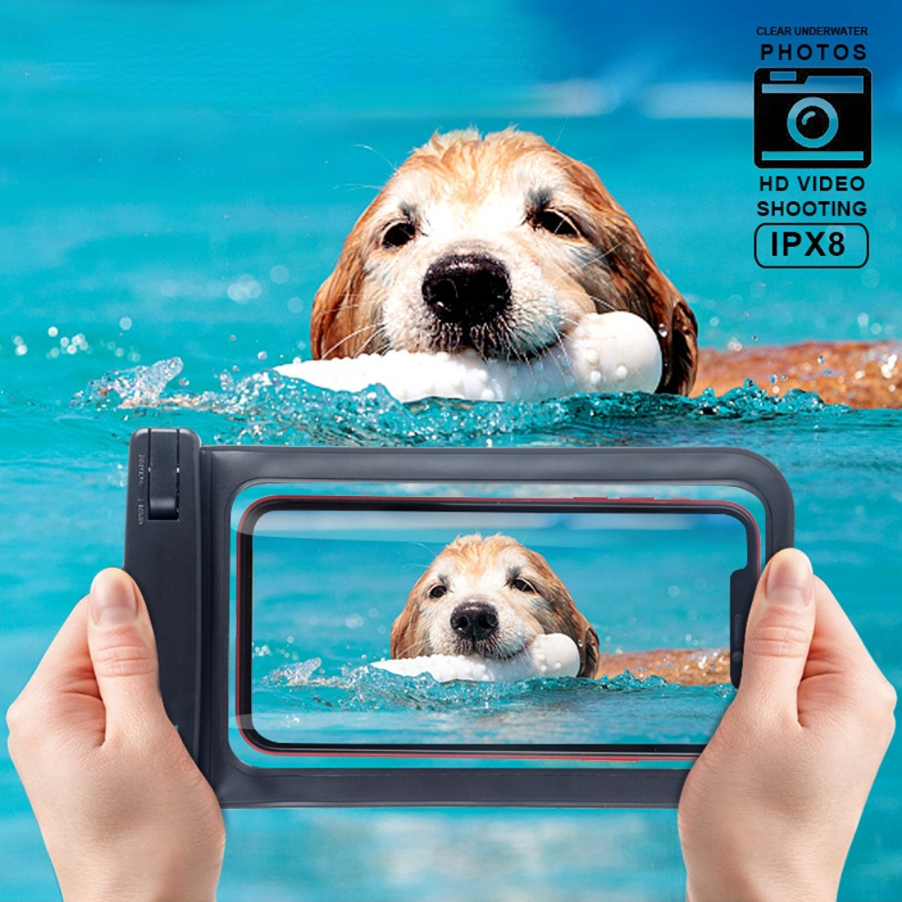 Waterproof Phone Pouch for Outdoor Activities Transparent PVC Dry Bag