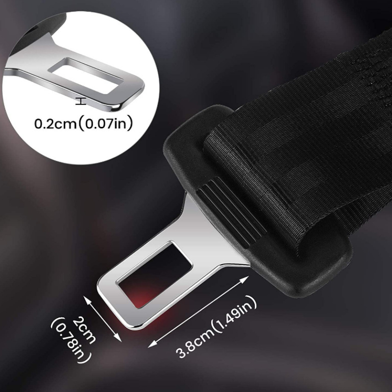 Car Seat Belt Clip Extension for Safety Lock Buckle, Adjustable