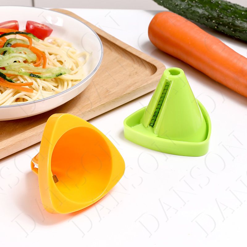 Kitchen Gadget Funnel Vegetable Radish Cutter Shred Spiral Device 