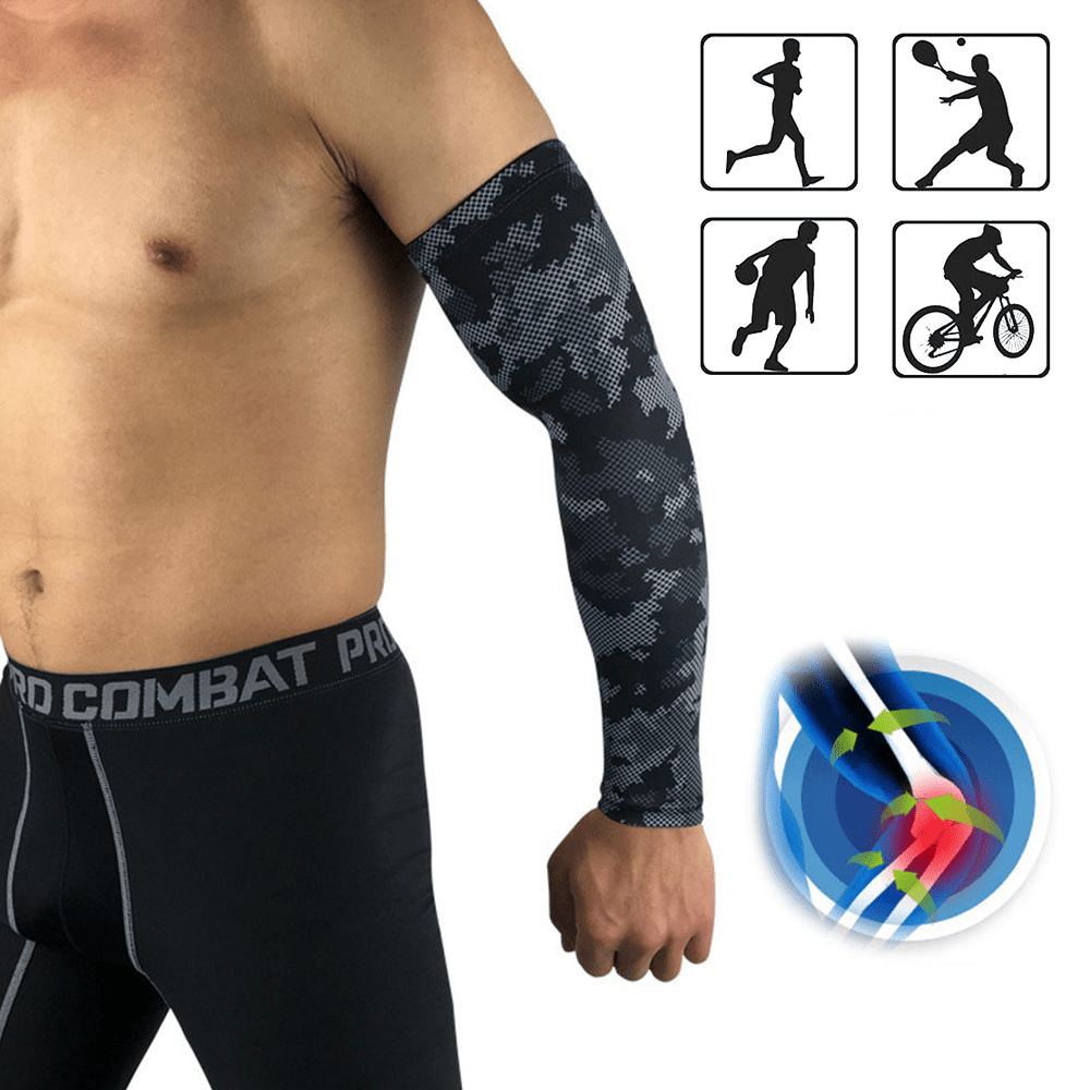 Breathable Compression Sleeves Men Sun Protection Quick - Temu