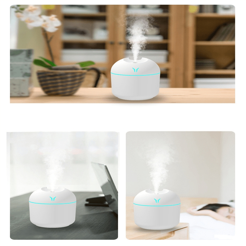 Colorful Led Night Light Ultrasonic Air Humidifier For Home - Temu
