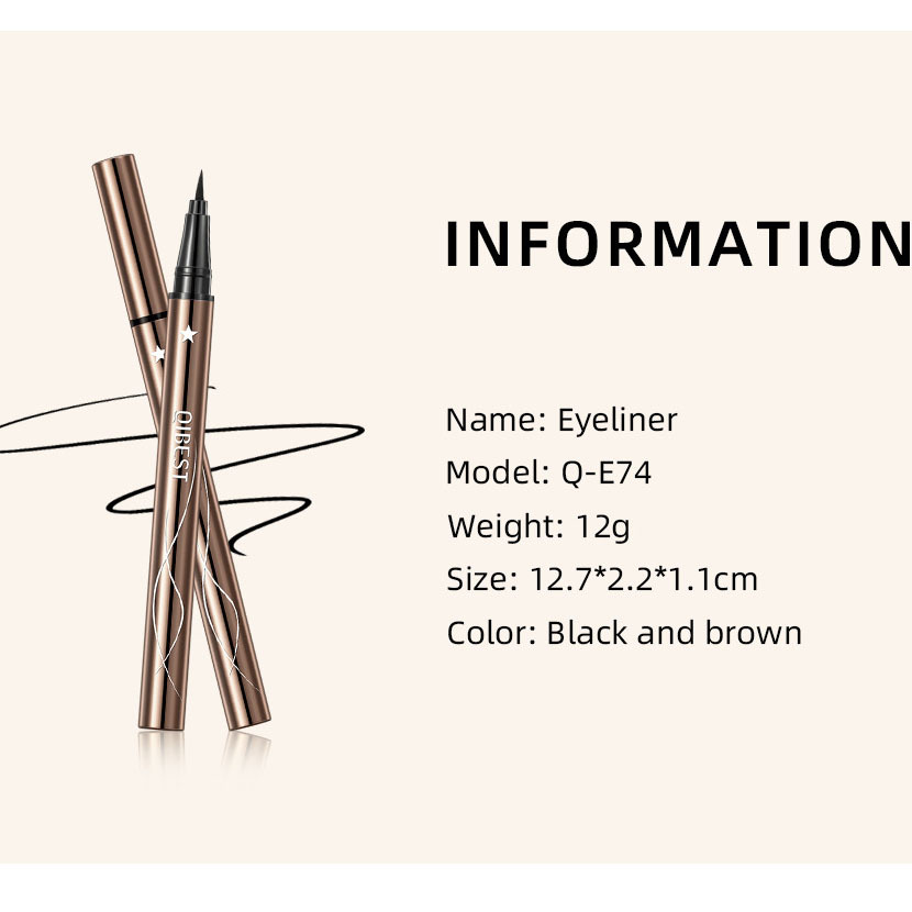 Ultra Fine Liquid Eyeliner Pen Smudge-Proof Waterproof Suitable For Beginners