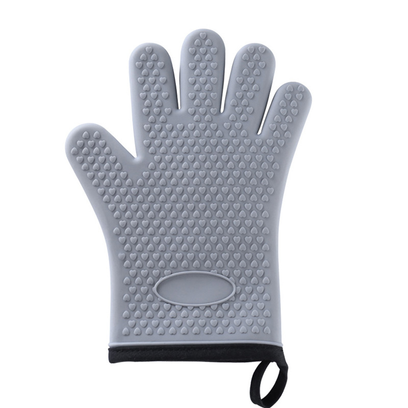Guantes profesionales de silicona para horno, guantes para hornear,  longitud del codo, guantes acolchados resistentes al calor, paquete de 2  unidades