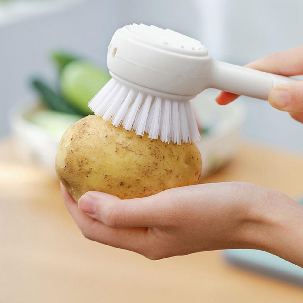 2pcs Vegetable Brush, Potato Brush Scrubber Veggie Cleaning Brush