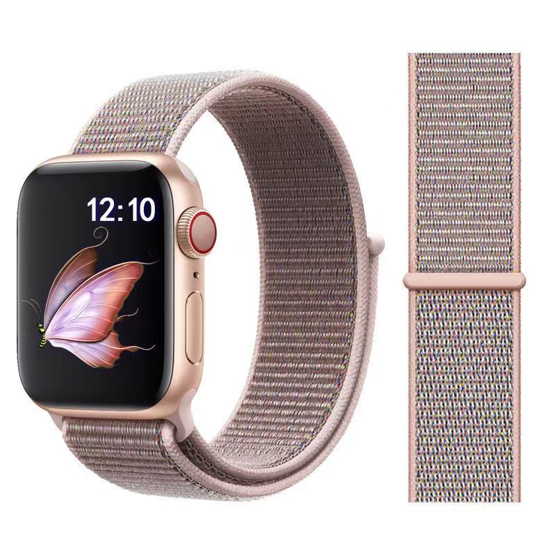 Nylon Leather Strap for Apple Watch Band Series 7 6 5 4 Leisure Men Wo –  www.